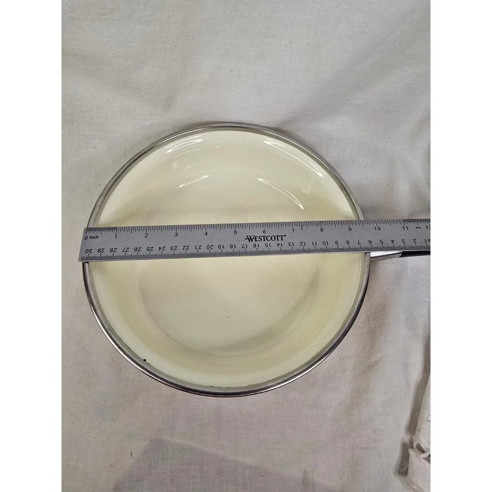 Vintage MARUBISHI Mushroom Enamelware Cookware‎ 9.5